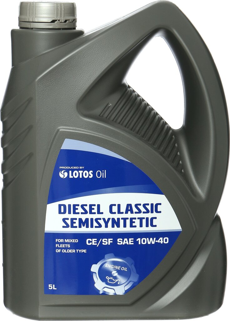 Motoreļļa LOTOS DIESEL CLASSIC SEMISYNTETIC SAE 10W-40 CE/SF 5L cena un informācija | Motoreļļas | 220.lv