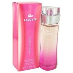 Tualetes ūdens Lacoste Touch of Pink EDT 90 ml cena un informācija | Sieviešu smaržas | 220.lv