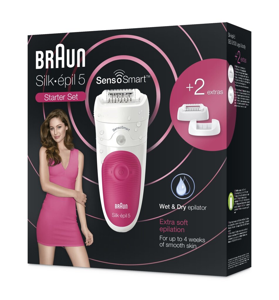 Braun Silk-Epil 5-500 cena un informācija | Epilatori | 220.lv