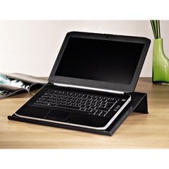 Подставка Hama, предназначена для ноутбуков размером до 18.4'' (47 см), черная цена и информация | Охлаждающие подставки и другие принадлежности | 220.lv