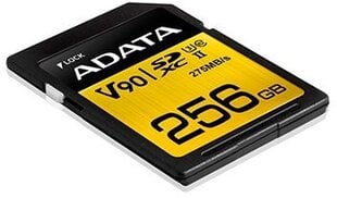 Atmiņas karte ADATA Premier One SDXC UHS-II U3, klase 10, 256 GB cena un informācija | Atmiņas kartes mobilajiem telefoniem | 220.lv