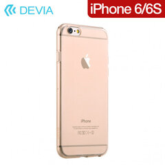 Aizmugurējais vāciņš Devia    Apple    iPhone 6/6s Naked Transparent    Rose Gold cena un informācija | Telefonu vāciņi, maciņi | 220.lv