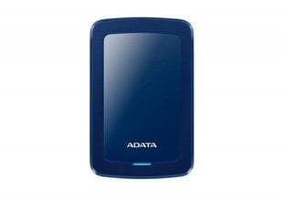 ADATA HV300 AHV300-1TU31-CBL 1000 GB, 2.5 ", USB 3.1, Blue цена и информация | Жёсткие диски | 220.lv