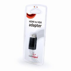 Adapteris Gembird AB-HDMI-VGA-001, HDMI (M) - VGA DB15(F) cena un informācija | Adapteri un USB centrmezgli | 220.lv