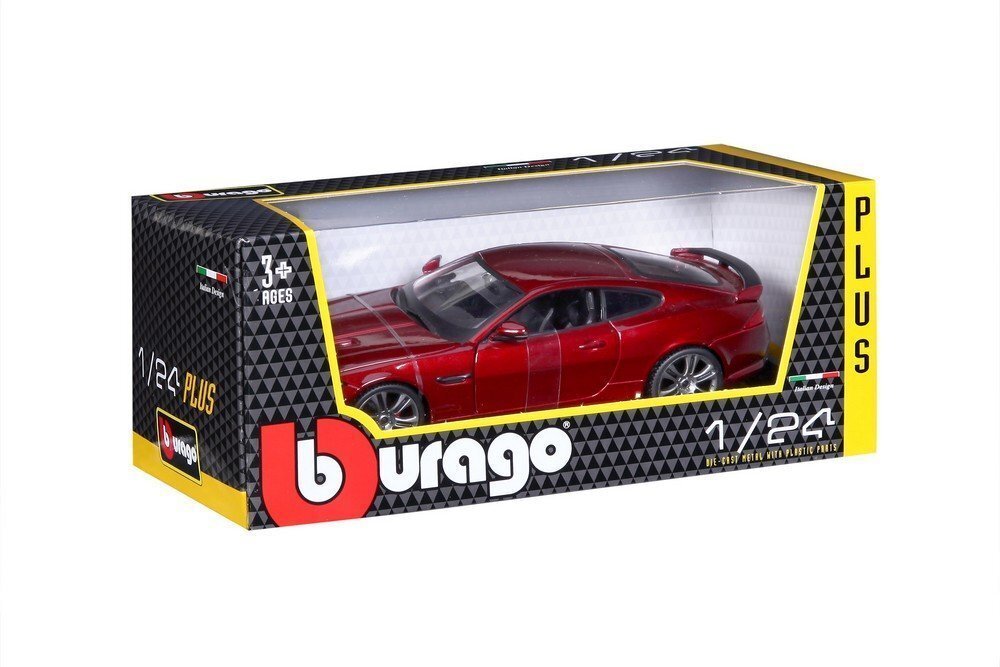 Auto modelis Jaguar XKR-S Bburago, 1:24 cena un informācija | Rotaļlietas zēniem | 220.lv