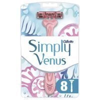 Одноразовые бритвы для женщин Gillette Venus Simply3, 8 шт цена и информация | Косметика и средства для бритья | 220.lv