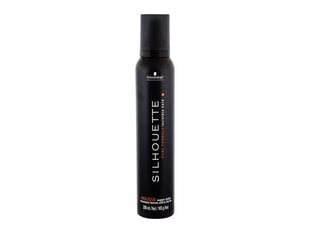 Īpaši spēcīgas fiksācijas matu putas Schwarzkopf Professional Silhouette Super Hold Mousse, 200 ml cena un informācija | Matu veidošanas līdzekļi | 220.lv