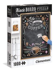 Пазл Black Board "Coffee" Clementoni, 1000 д. цена и информация | Пазлы | 220.lv