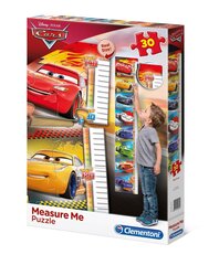 Puzle - auguma mērītājs Lightning McQueen (Cars) Clementoni, 30 gab. cena un informācija | Puzles, 3D puzles | 220.lv