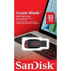 SanDisk Cruzer Blade USB 2.0 32GB цена и информация | USB накопители | 220.lv