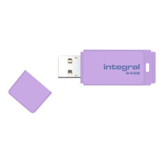 USB zibatmiņa Integral Pastel 64GB USB 2.0, violeta cena un informācija | USB Atmiņas kartes | 220.lv