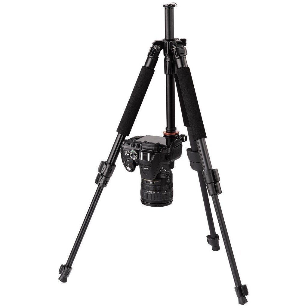 Fotoaparāta statīvs Hama Tripod Traveler 117 ball, melns цена и информация | Fotokameru statīvi | 220.lv