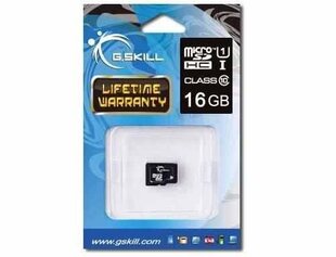 Atmiņas karte G.Skill microSDHC 16 GB, klase 10 cena un informācija | Atmiņas kartes mobilajiem telefoniem | 220.lv