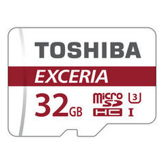 32 GB atmiņas karte Toshiba Micro SDHC Class 10 UHS-I U3 + SD adapteris, THN-M302R0320EA cena un informācija | Atmiņas kartes fotokamerām | 220.lv