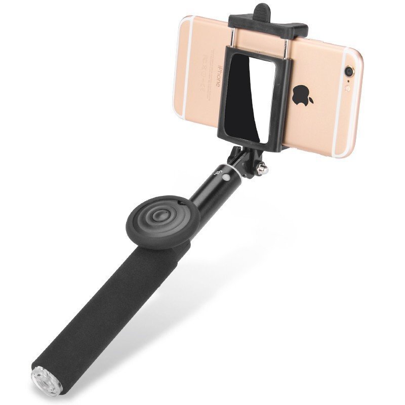 Pašbilžu nūja HOCO CPH12 Mini, bezvadu, melna cena un informācija | Selfie Sticks | 220.lv