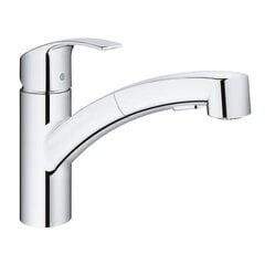 Grohe Eurosmart virtuves jaucējkrāns ar dušu, hromēts, 30305000 цена и информация | Кухонные смесители | 220.lv