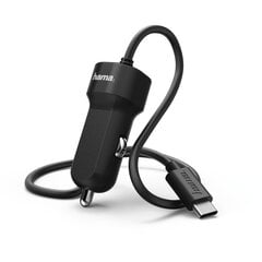 Car charger Hama USB-C, 3A, black цена и информация | Зарядные устройства для телефонов | 220.lv