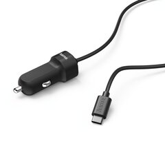 Car charger Hama USB-C, 3A, black цена и информация | Зарядные устройства для телефонов | 220.lv