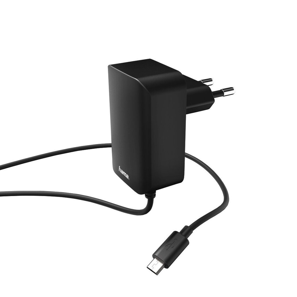 Telefona lādētājs Hama, USB Type-C, 3 A, 1 m vads, melns cena un informācija | Lādētāji un adapteri | 220.lv