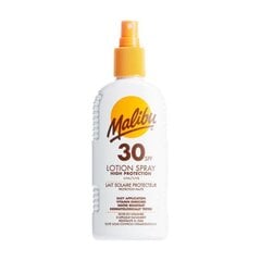 Izsmidzināms losjons aizsardzībai no saules Malibu SPF 30, 200 ml цена и информация | Кремы от загара | 220.lv