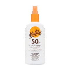 Malibu Lotion Spray SPF50 солнцезащитный спрей 200 мл цена и информация | Кремы от загара | 220.lv