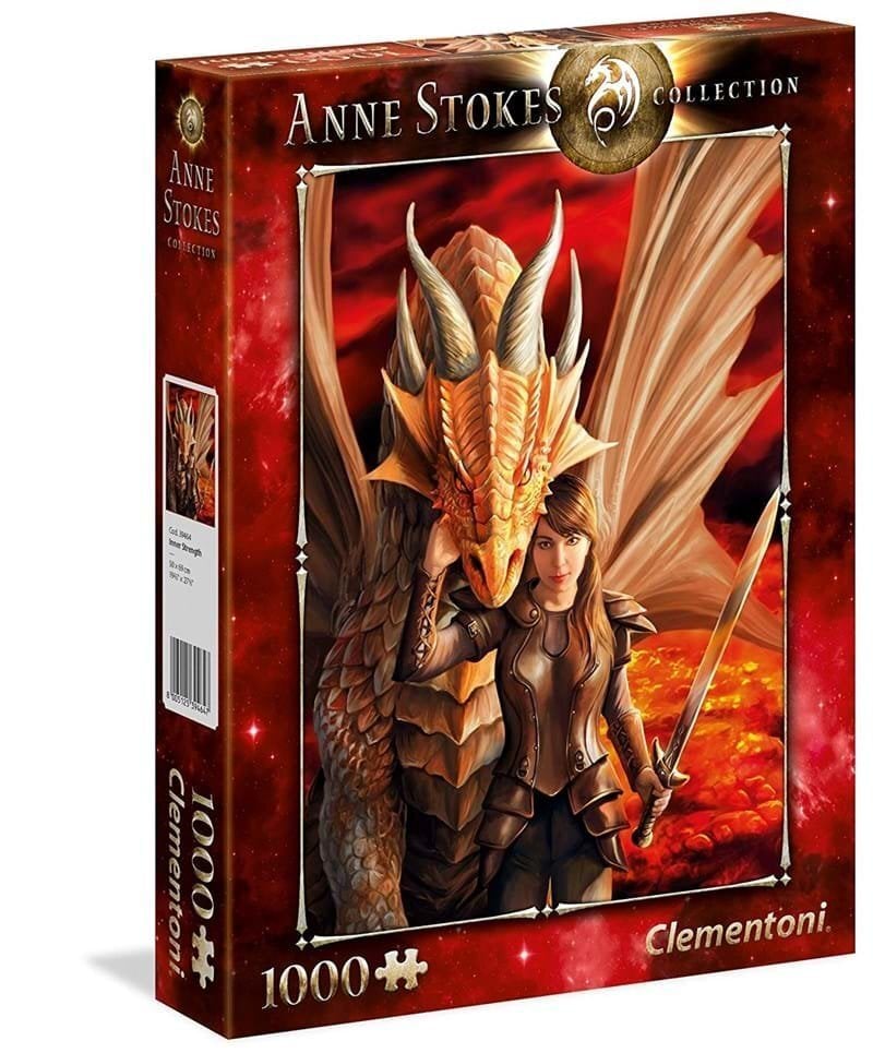 Puzle Anne Stokes "Iekšējais spēks" Clementoni, 1000 d. cena un informācija | Puzles, 3D puzles | 220.lv