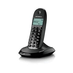Motorola C1001L, черный цена и информация | Стационарные телефоны | 220.lv