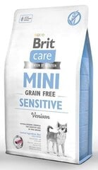 Brit Care Mini Sensitive полноценный корм для собак 7кг цена и информация | Сухой корм для собак | 220.lv