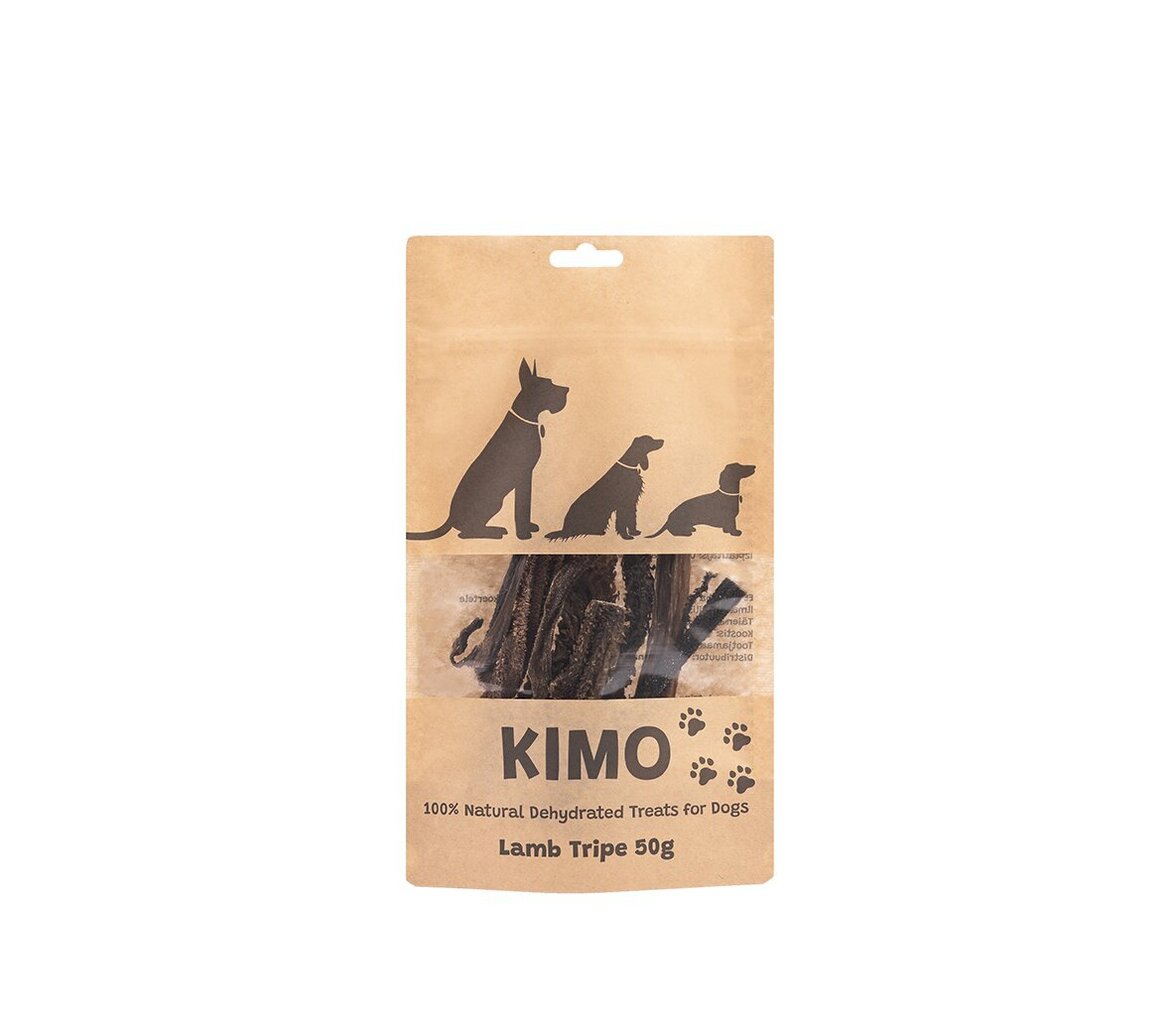 Kimo Snack Kaltētas Jēra Zarnas 50g Suņiem cena un informācija | Gardumi suņiem | 220.lv