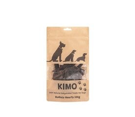 Сушеные кусочки сердца буйвола KIMO, 100 г цена и информация | Лакомства для собак | 220.lv