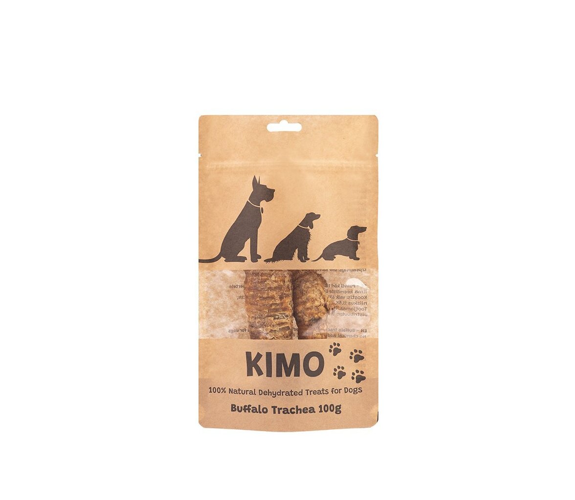 Kimo Snack Kaltēta Bifeļa Traheja 100g Suņiem цена и информация | Gardumi suņiem | 220.lv