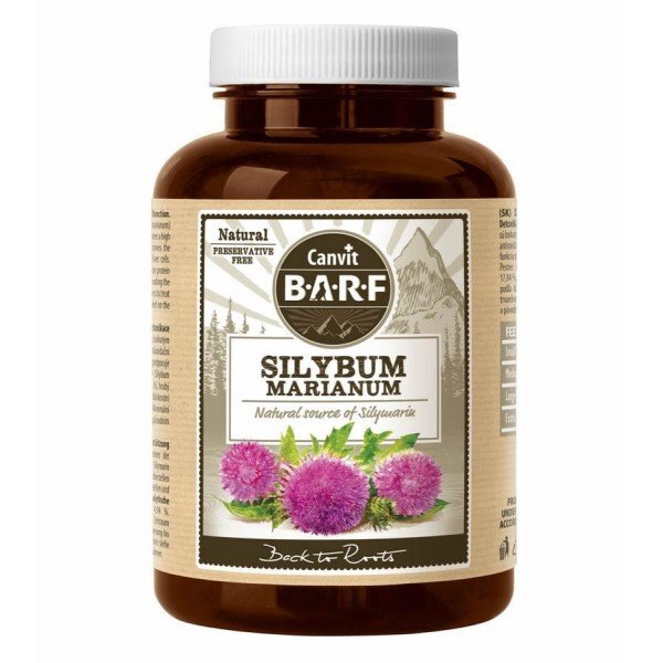 Dabīga barības piedeva suņiem Canvit SILYBUM MARIANUM, 160 g цена и информация | Vitamīni, uztura bagātinātāji, pretparazītu līdzekļi suņiem | 220.lv