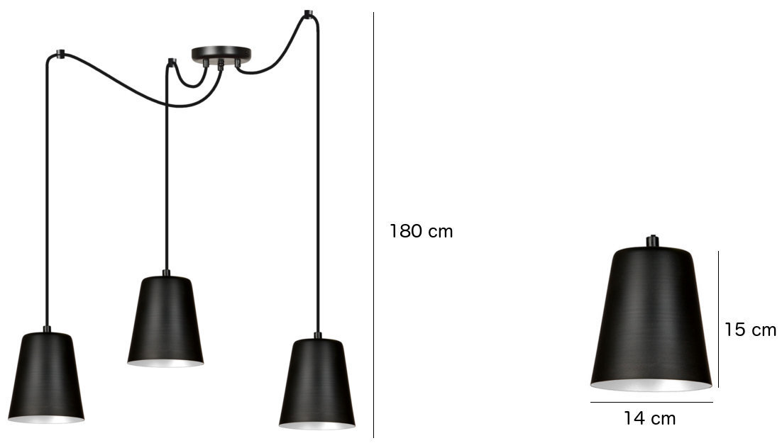 Emibig lampa Link 3 cena un informācija | Lustras | 220.lv