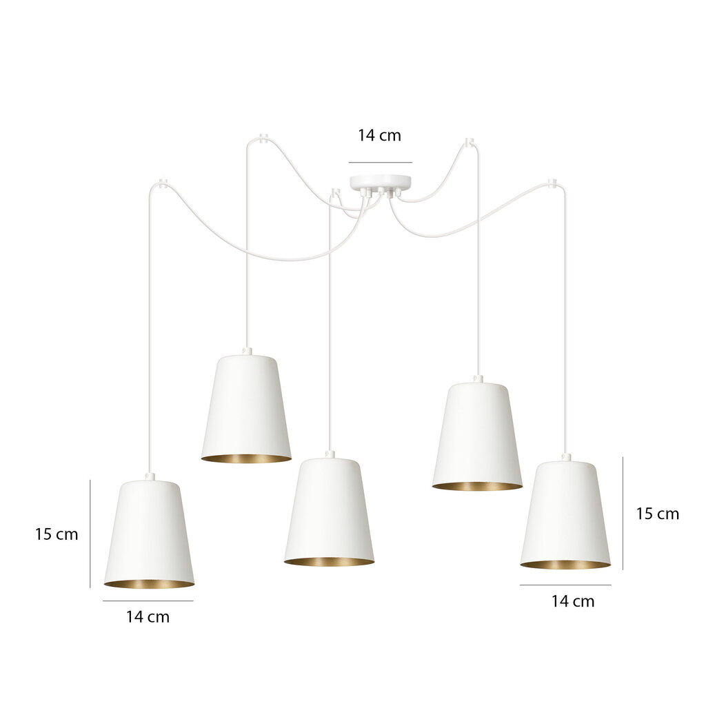 Emibig lampa Link 5 цена и информация | Lustras | 220.lv