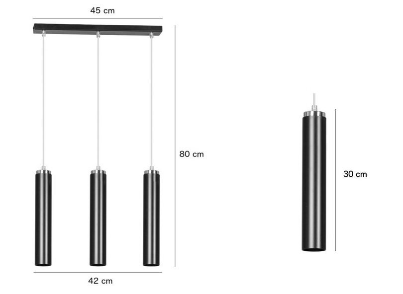 Emibig lampa Luna 3 cena un informācija | Piekaramās lampas | 220.lv