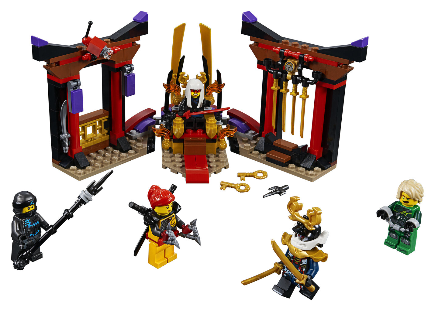 70651 LEGO® NINJAGO Konfrontācija troņa zālē cena un informācija | Konstruktori | 220.lv