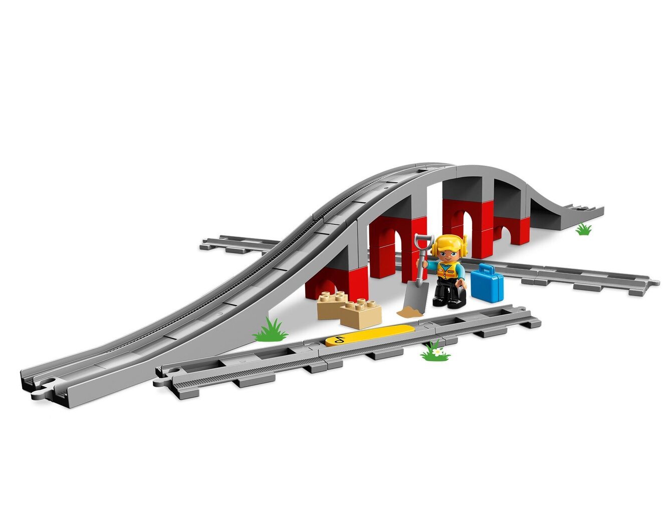 10872 LEGO® DUPLO Tilts ar dzelzceļu цена и информация | Konstruktori | 220.lv
