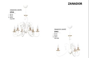 Emibig lampa Zanador 6 cena un informācija | Lustras | 220.lv