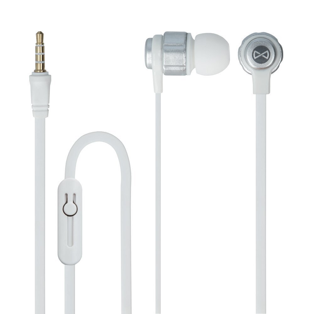 Forever wired earphones SE-400 jack 3,5 mmwhite cena un informācija | Austiņas | 220.lv