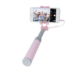 Pašbilžu nūja Forever JMP-200 Mini Selfie Stick with Remote Button and 3.5 mm Cable Pink cena un informācija | Selfie Sticks | 220.lv