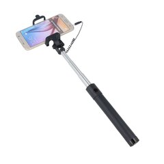 Pašbilžu nūja Forever JMP-100 Mini Selfie Stick with Remote Button and 3.5 mm Cable Black cena un informācija | Selfie Sticks | 220.lv