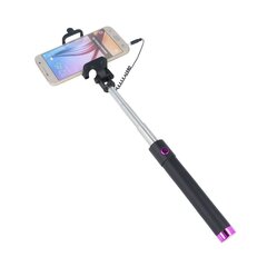 Pašbilžu nūja Forever JMP-100 Mini Selfie Stick with Remote Button and 3.5 mm Cable Pink cena un informācija | Selfie Sticks | 220.lv