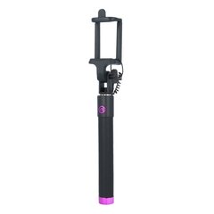 Pašbilžu nūja Forever JMP-100 Mini Selfie Stick with Remote Button and 3.5 mm Cable Pink cena un informācija | Selfie Sticks | 220.lv