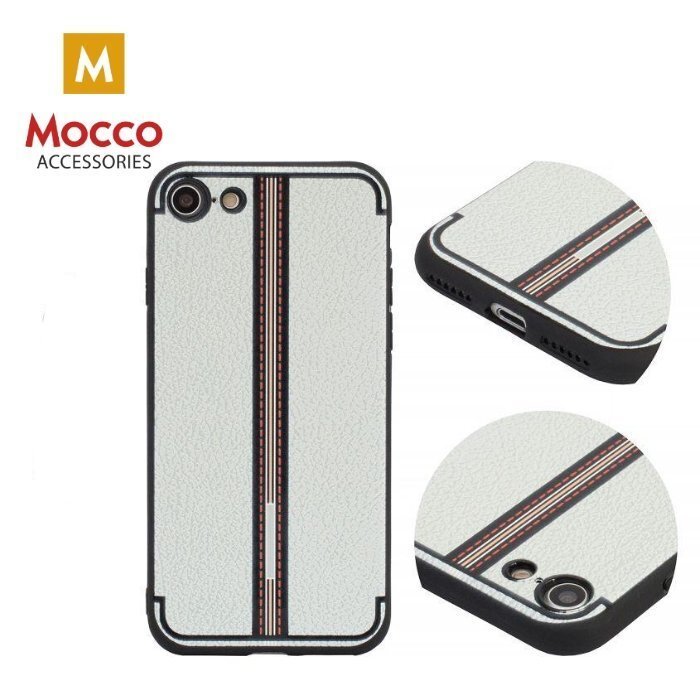 Aizsargmaciņš Mocco Trendy Grid And Stripes Silicone Back Case Samsung G950 Galaxy S8 White (Pattern 3) цена и информация | Telefonu vāciņi, maciņi | 220.lv