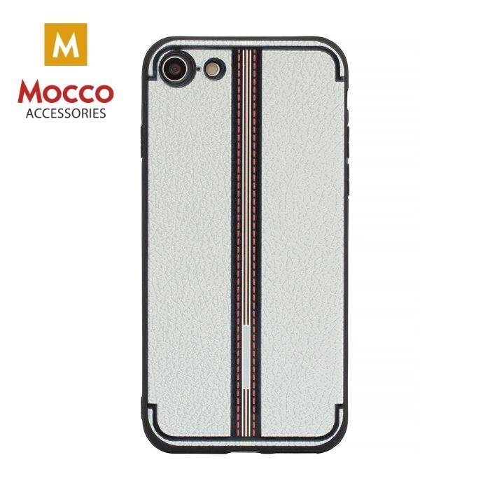 Aizsargmaciņš Mocco Trendy Grid And Stripes Silicone Back Case Samsung G955 Galaxy S8 Plus White (Pattern 3) cena un informācija | Telefonu vāciņi, maciņi | 220.lv