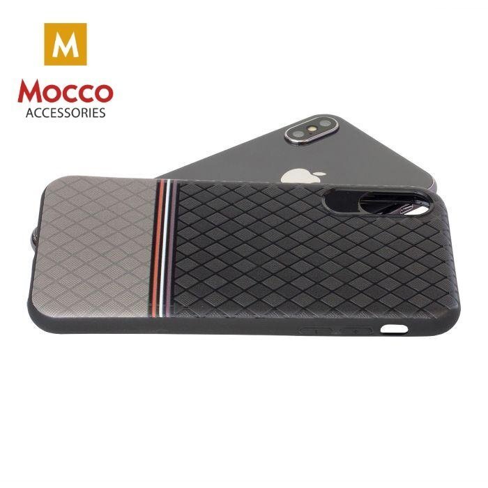 Aizsargmaciņš Mocco Trendy Grid And Stripes Silicone Back Case Samsung G950 Galaxy S8 Grey (Pattern 2) cena un informācija | Telefonu vāciņi, maciņi | 220.lv