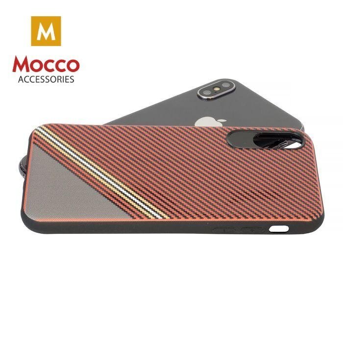 Aizsargmaciņš Mocco Trendy Grid And Stripes Silicone Back Case Samsung G955 Galaxy S8 Plus Red (Pattern 1) цена и информация | Telefonu vāciņi, maciņi | 220.lv