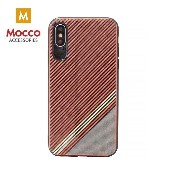 Aizsargmaciņš Mocco Trendy Grid And Stripes Silicone Back Case Samsung G955 Galaxy S8 Plus Red (Pattern 1) cena un informācija | Telefonu vāciņi, maciņi | 220.lv