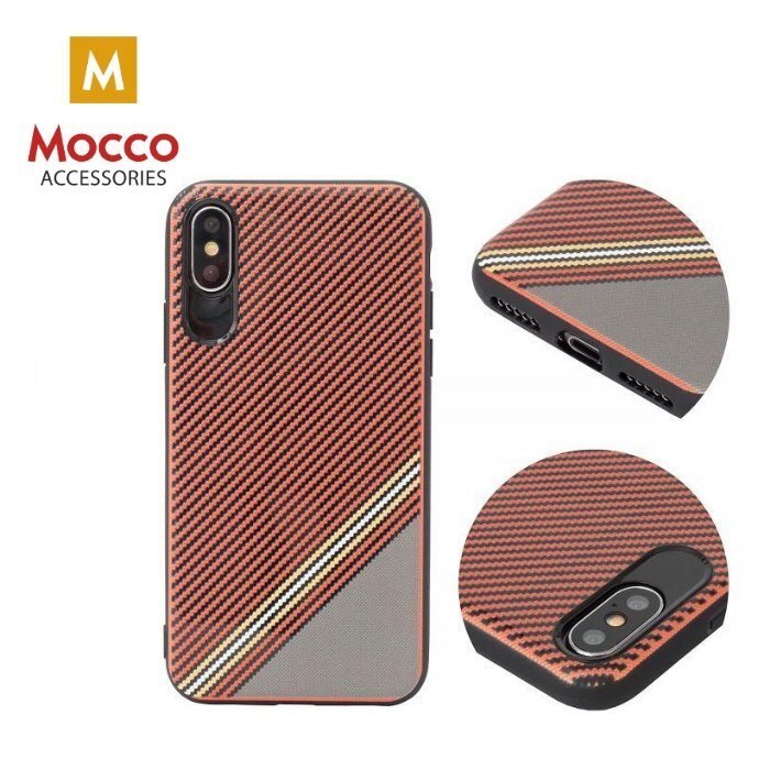 Aizsargmaciņš Mocco Trendy Grid And Stripes Silicone Back Case Samsung G955 Galaxy S8 Plus Red (Pattern 1) цена и информация | Telefonu vāciņi, maciņi | 220.lv