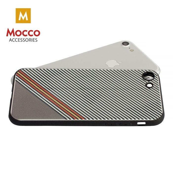 Aizsargmaciņš Mocco Trendy Grid And Stripes Silicone Back Case Samsung G950 Galaxy S8 White (Pattern 1) cena un informācija | Telefonu vāciņi, maciņi | 220.lv